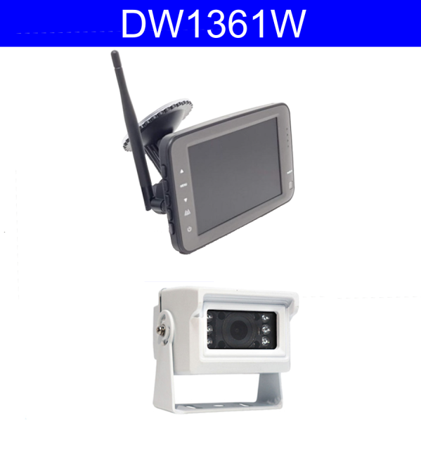 Sony Compact White Bracket Wireless Reversing Camera Kit with 5'' monitor